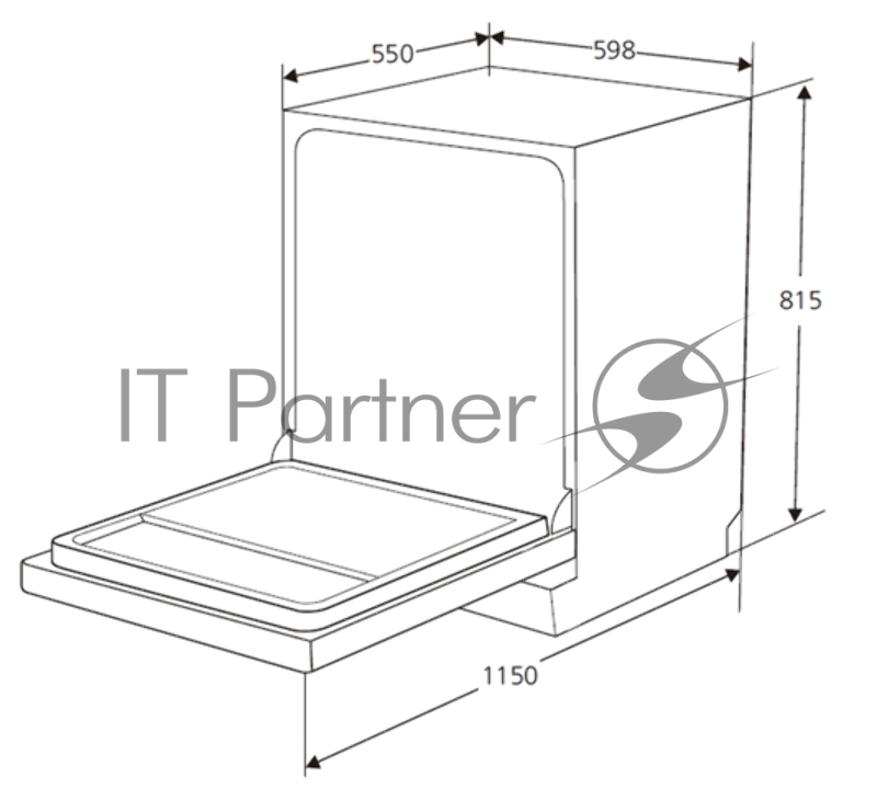 Встраиваемая посудомоечная машина Kuppersberg GSM 6073 Полноразмерная, Посудомоечная машина полностью встраиваемая, количество корзин: 3, ширина 60 см, 14 комплектов, электронное управление, цифровой дисплей, отсрочка старта до 24 часов, 7 программ,