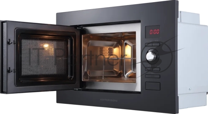 Встраиваемая микроволновая печь Kuppersberg HMW 625 B 20 л, High-Tech, 800 Вт, черный цвет