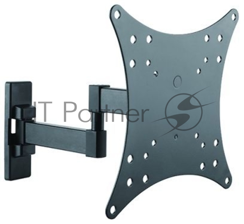 Кронштейн для телевизора Ultramounts UM 877 черный 23-42 макс.20кг настенный поворотно-выдвижной и