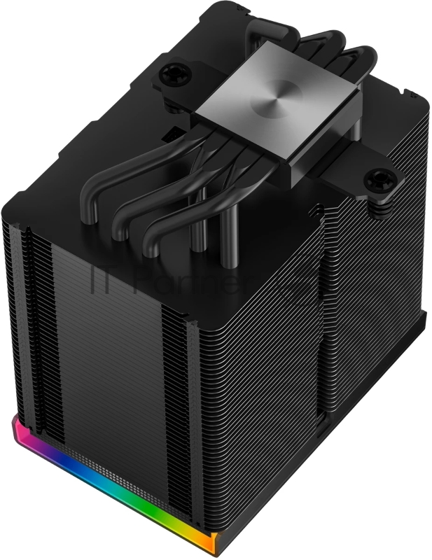 Кулер для процессора DEEPCOOL AK500 DIGITAL PRO LGA20XX/1700/1200/115X/AM5/AM4 (9шт/кор, TDP 240W, PWM, Fan 120mm, 5 тепл. трубок, ARGB, черный) RET