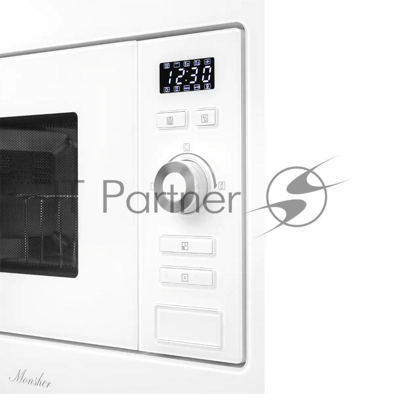 Встраиваемая микроволновая печь MMH 201 W 20 л, 800-1250 Вт, гриль, 8 программ, белый цвет