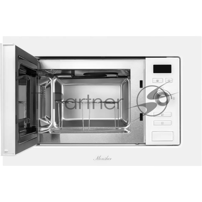 Встраиваемая микроволновая печь MMH 201 W 20 л, 800-1250 Вт, гриль, 8 программ, белый цвет