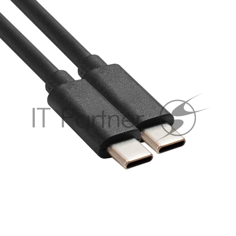 Кабель для зарядки ExeGate EX-CCP-USB3.1-CMCM2-0.5 (USB Type Cm/Cm, Gen.2, 10Gbit/s, 5A, 100W, 0,5м)