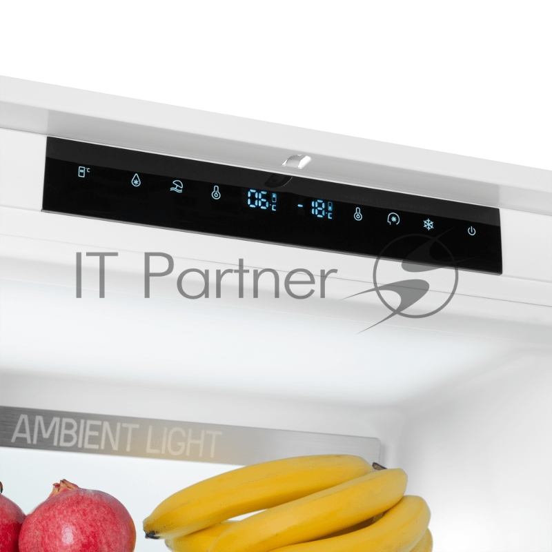 Холодильник-морозильник встраиваемый MAUNFELD MBF17754NFWHGR LUX Inverter