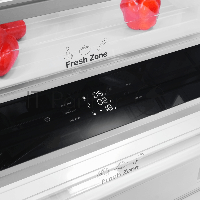 Холодильник-морозильник встраиваемый MAUNFELD MBF212NFW1 Inverter