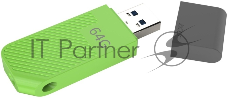 Флеш Диск Acer 64Gb UP200-64G-GR, USB 2.0 green <BL.9BWWA.544>