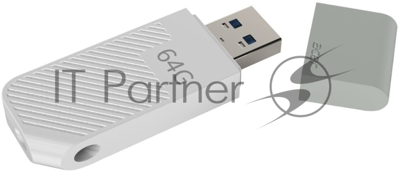Флеш Диск Acer 64Gb UP200-64G-WH, USB 2.0 white <BL.9BWWA.551>
