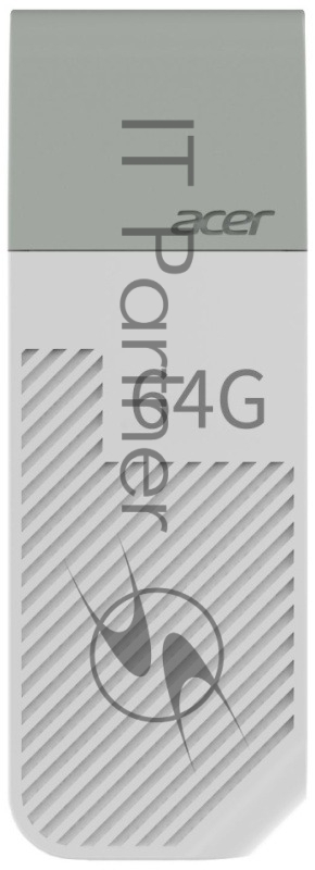 Флеш Диск Acer 64Gb UP200-64G-WH, USB 2.0 white <BL.9BWWA.551>