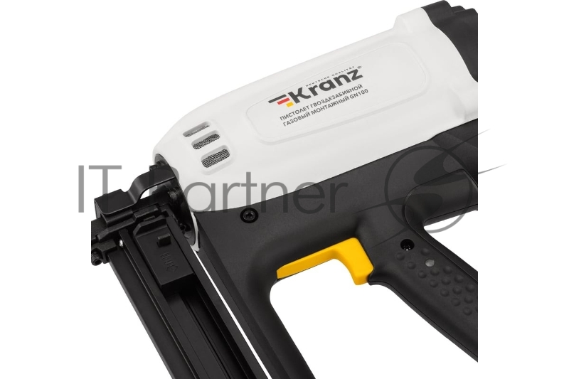 Пистолет гвоздезабивной газовый монтажный GN100, 100Дж, длина гвоздей 15-40мм, диаметр 2,7-3мм KRANZ