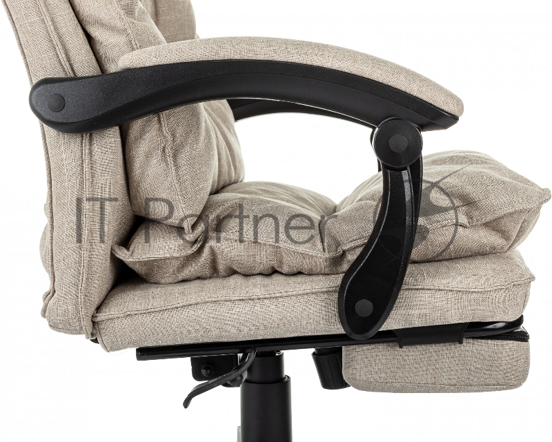 Кресло руководителя Бюрократ CH-820MSG-F бежевый 38-402 крестов. пластик подст.для ног