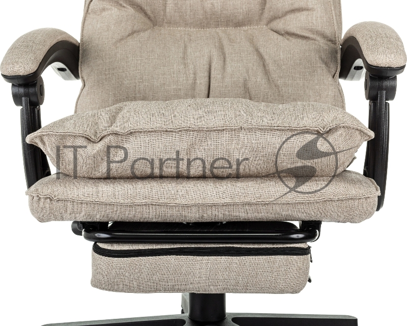 Кресло руководителя Бюрократ CH-820MSG-F бежевый 38-402 крестов. пластик подст.для ног