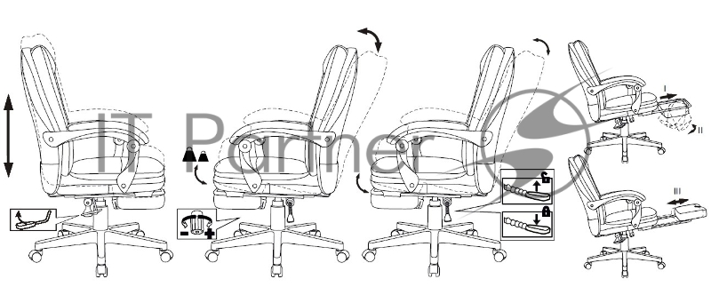 Кресло руководителя Бюрократ CH-820MSG-F бежевый 38-402 крестов. пластик подст.для ног