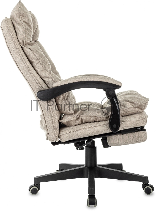 Кресло руководителя Бюрократ CH-820MSG-F бежевый 38-402 крестов. пластик подст.для ног