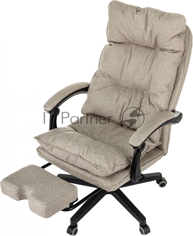 Кресло руководителя Бюрократ CH-820MSG-F бежевый 38-402 крестов. пластик подст.для ног