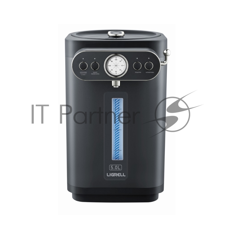 Термопот LIGRELL LAP-552KLG (5л, дисплей измерения t°C, 8 темп.реж, запоминание объема воды.,1450Вт.)