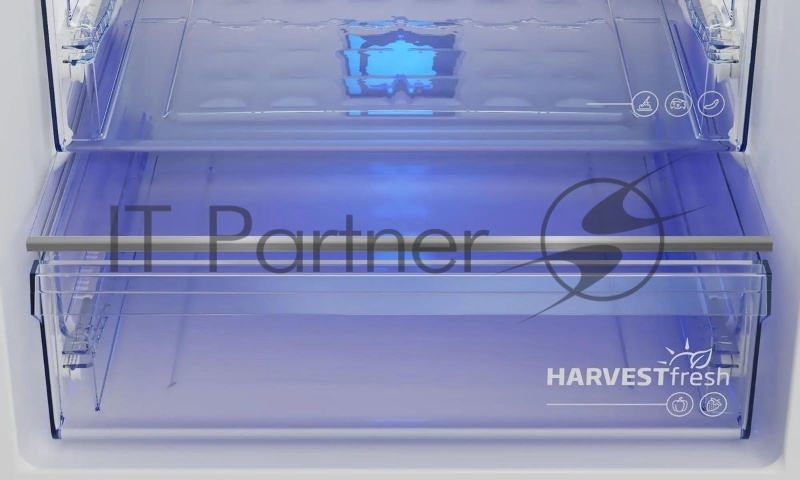 Холодильник Beko B3RCNK362HW белый двухкамерный 220/100л морозилка снизу