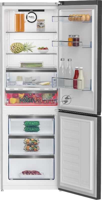 Холодильник Beko B5RCNK363ZXBR антрацит двухкамерный 220/100л морозилка снизу Total No Frost