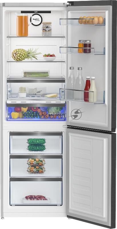 Холодильник Beko B5RCNK363ZXBR антрацит двухкамерный 220/100л морозилка снизу Total No Frost