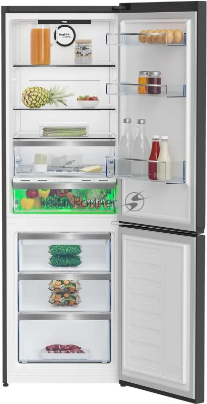 Холодильник Beko B5RCNK363ZWB черный двухкамерный 220/100 л морозилка снизу, No Frost