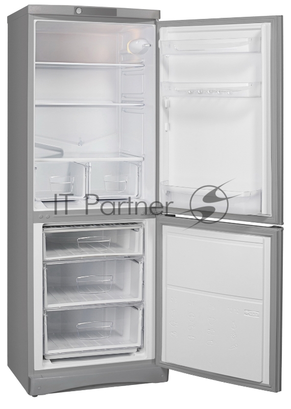 Холодильник Indesit ES 16 GA двухкамерный 193/85 л морозилка снизу, капельная система серебристый