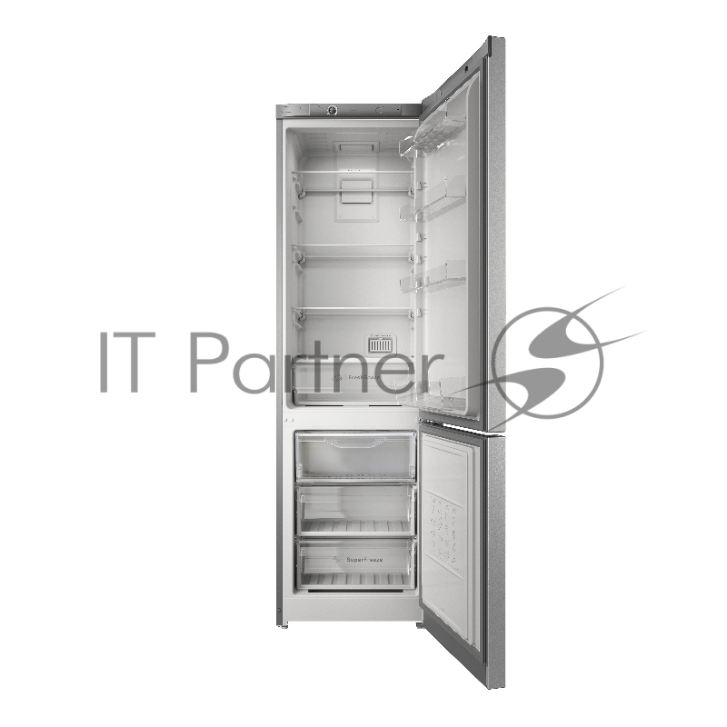 Холодильник Indesit ITS 4200 XB нержавеющая сталь, двухкамерный, 247/78л, морозилка снизу, No Frost