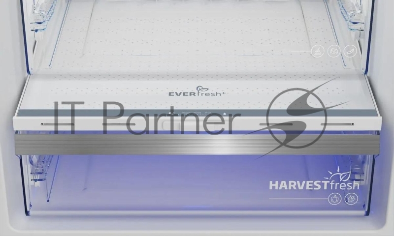 Холодильник Beko B5RCNK403ZW белый двухкамерный 257/100л морозилка снизу, No Frost