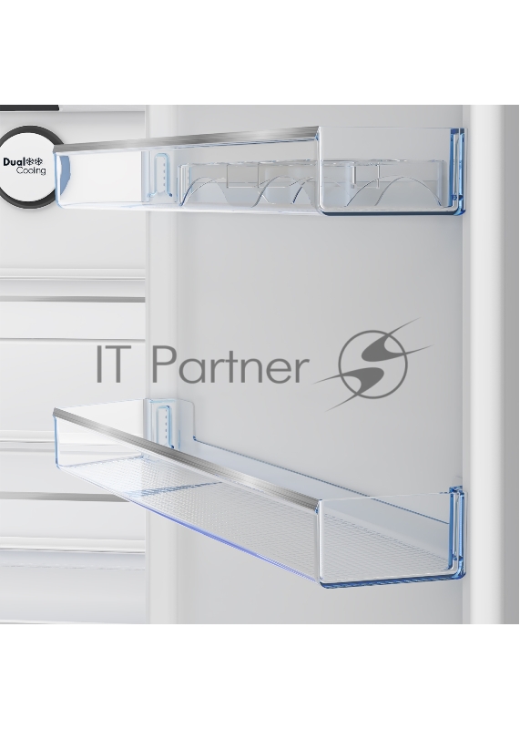 Холодильник Beko B3R0CNK402HW белый двухкамерный 257/100л морозилка снизу, No Frost