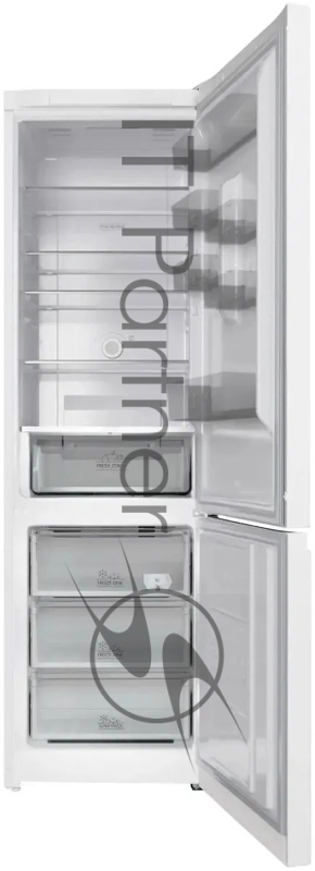 Холодильник HOTPOINT HT 6200 W белый двухкамерный 240/83л морозилка снизу, No Frost