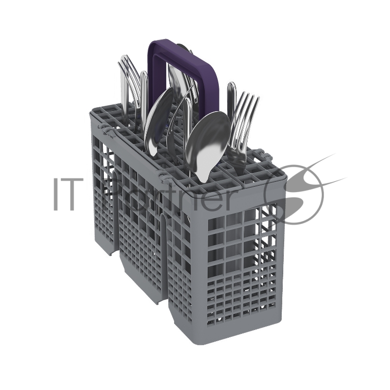 Посудомоечная машина Beko DVS050R02S универсальный мотор, поворотный переключатель, 5 программ, 10 комплектов, конденсационная сушка, полная защита от протечек WaterSafe, регулировка верхней корзины по высоте, Уровень шума 49дб, серебристый