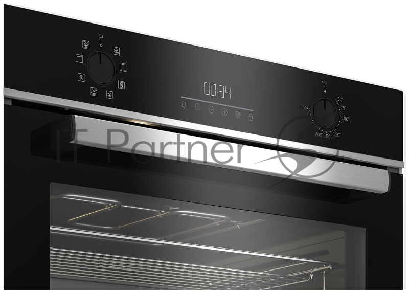 Духовой шкаф электрический Beko BBCM13300X, черный/серебристый