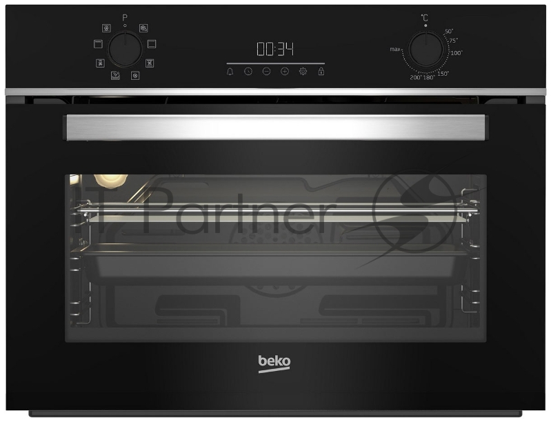 Духовой шкаф электрический Beko BBCM13300X, черный/серебристый