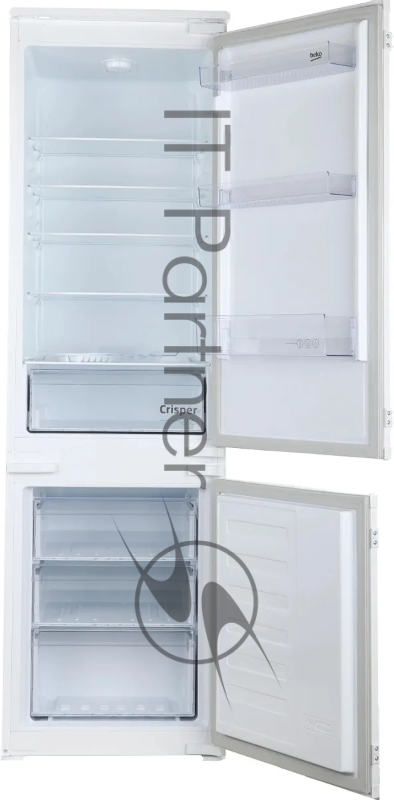 Встраиваемый холодильник Beko BCSA2750 двухкамерный белый