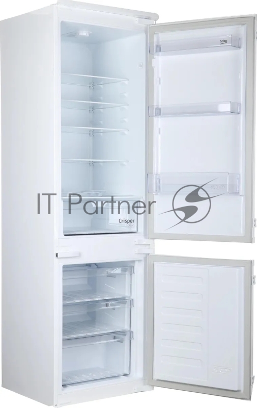 Встраиваемый холодильник Beko BCSA2750 двухкамерный белый