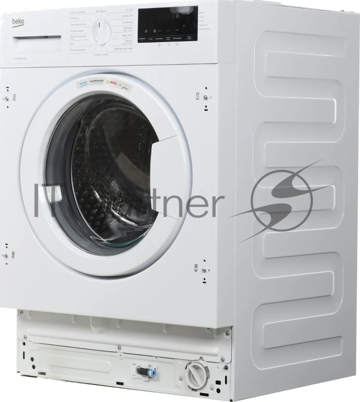 Стиральная машина встраиваемая Beko WITC7613XW белый, загрузка фронтальная 7 кг, 1200 об/мин, класс: А