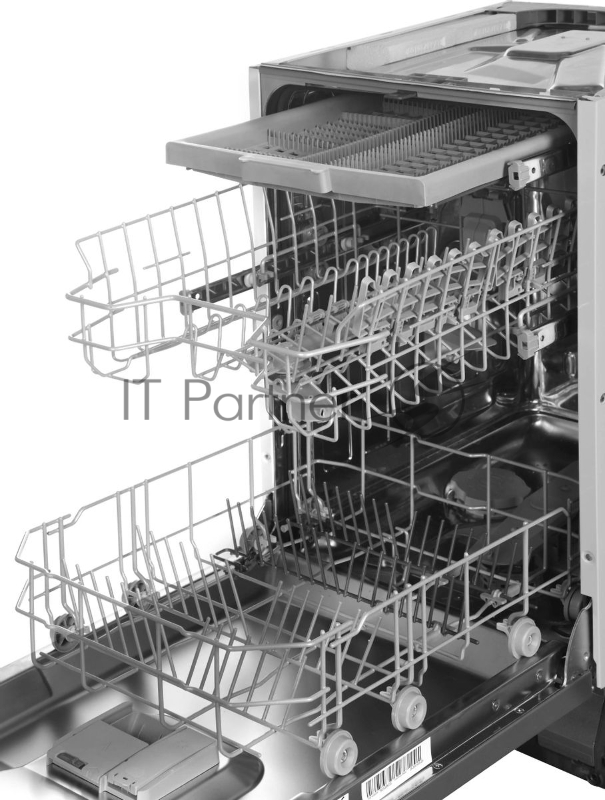 Встраиваемая посудомоечная машина Indesit DIS 2C50, 45 СМ 9 комплектов посуды, 5 программ мойки