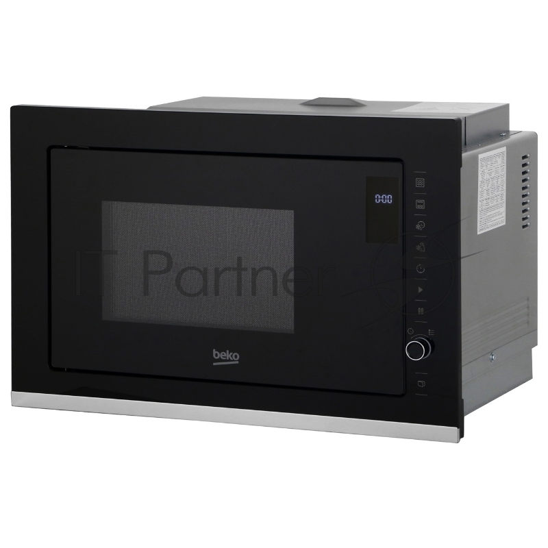 Микроволновая печь встраиваемая Beko BMGB 25333 X черный, 25 л, 900 Вт, переключатели - поворотный механизм/сенсор