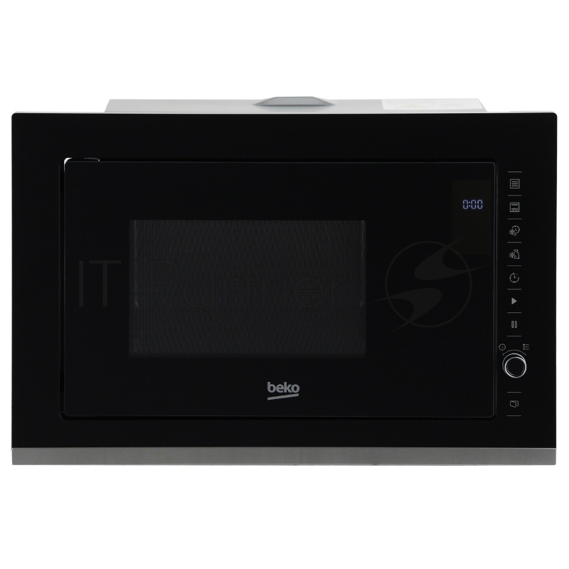 Микроволновая печь встраиваемая Beko BMGB 25333 X черный, 25 л, 900 Вт, переключатели - поворотный механизм/сенсор