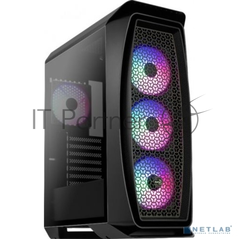 Компьютерный корпус Aerocool / Formula Aero One Frost-G-BK-v1 черный без БП ATX 4x120mm 2xUSB3.0 audio