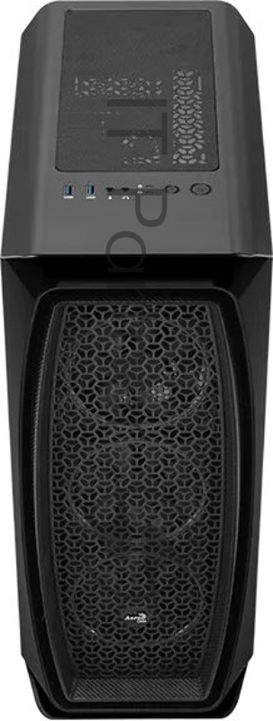 Компьютерный корпус Aerocool / Formula Aero One Eclipse-G-BK-v1 черный без БП ATX 4x120mm 2xUSB3.0 audio