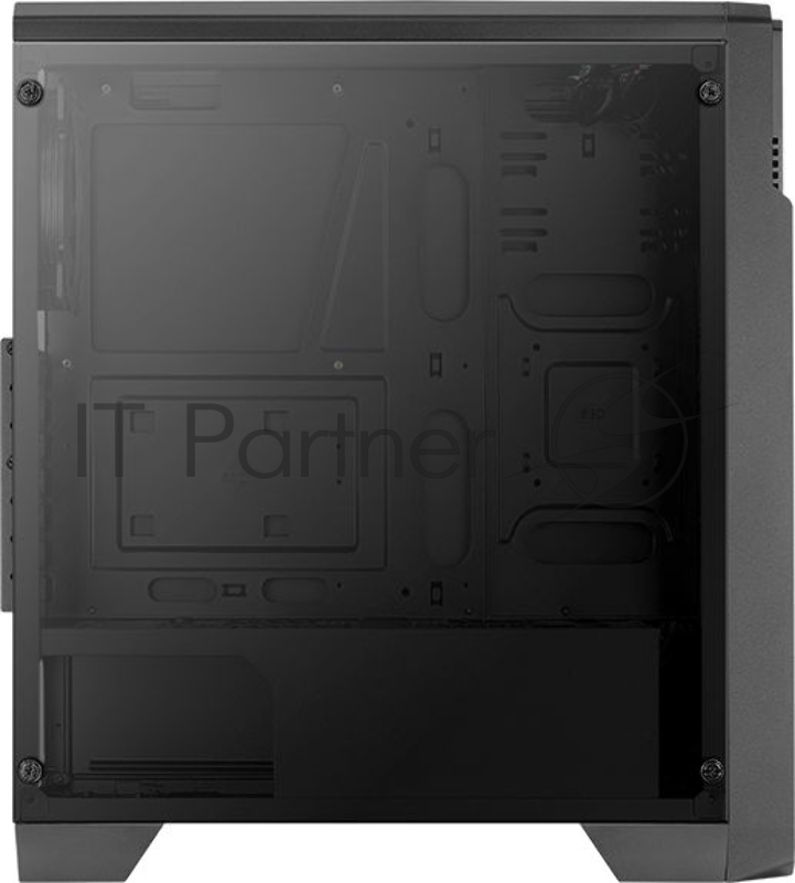 Компьютерный корпус Aerocool / Formula Ore Saturn FRGB-G-BK-v1 (2xUSB, 2xAudio, 0.5 мм,3x120 мм FAN, прозрачная стенка-закаленное стекло, ATX,