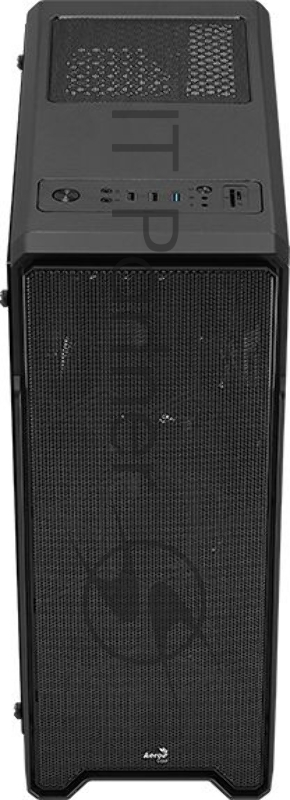 Компьютерный корпус Aerocool / Formula Ore Saturn FRGB-G-BK-v1 (2xUSB, 2xAudio, 0.5 мм,3x120 мм FAN, прозрачная стенка-закаленное стекло, ATX,