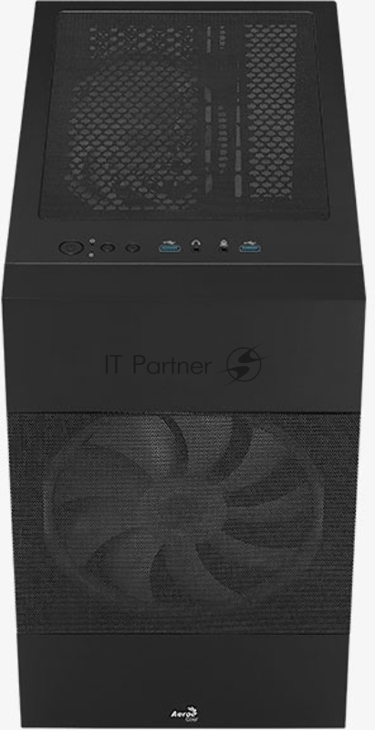 Компьютерный корпус Aerocool / Formula Atomic V1 без БП, mATX, боковое окно (закаленное стекло), черный