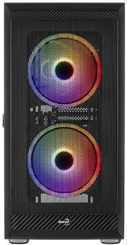 Компьютерный корпус Aerocool / Formula Graphite-G-BK-v2 черный без БП ATX 3x140mm 2xUSB3.0 audio