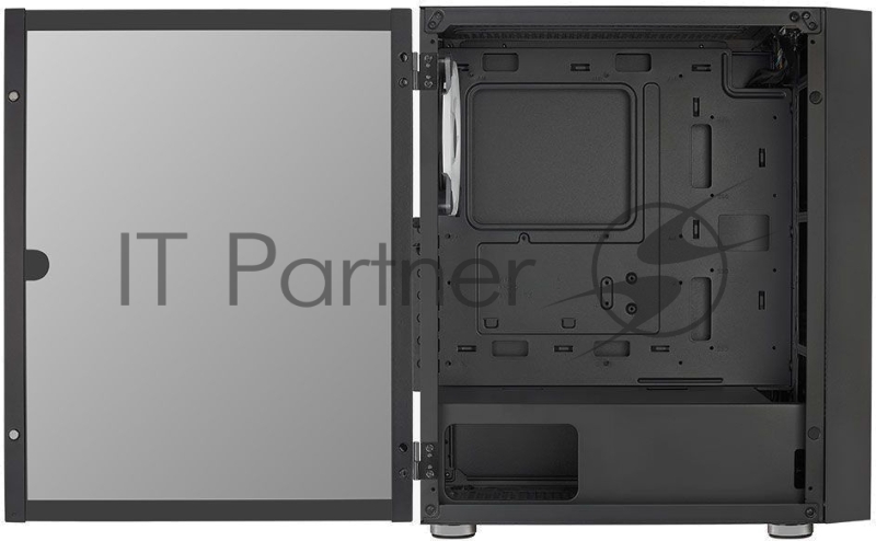 Компьютерный корпус Aerocool / Formula Graphite-G-BK-v2 черный без БП ATX 3x140mm 2xUSB3.0 audio