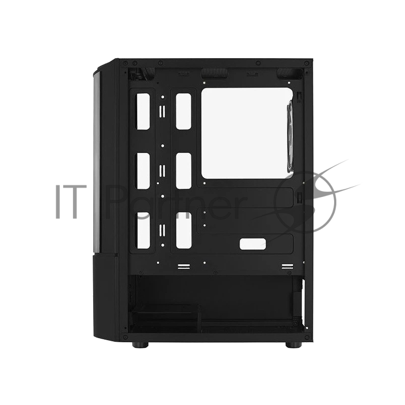 Корпус MidTower Aerocool / Formula Quantum-G-BK-v2 (черный) без Б/п, ATX 3FRGB Fan on front panel