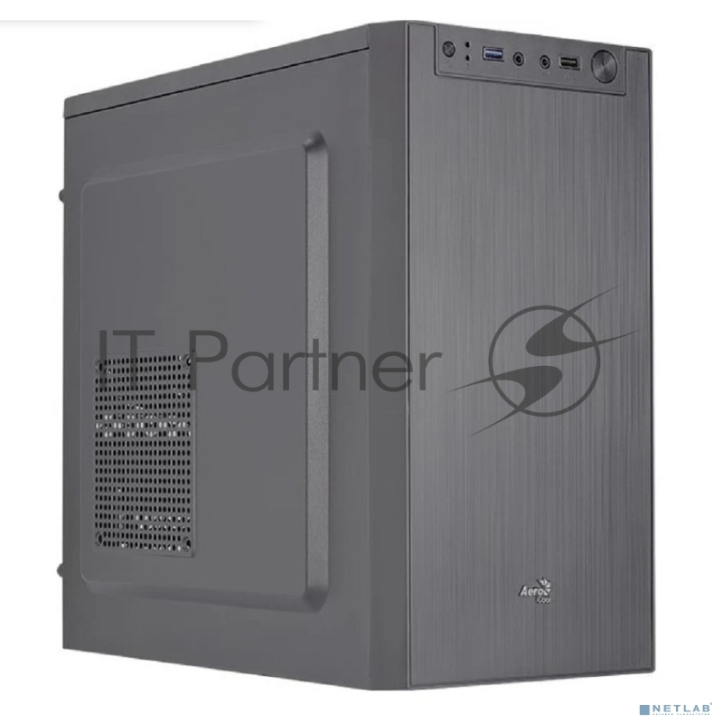 Компьютерный корпус Aerocool / Formula Cs-108-S-BK-v1 (mATX, без БП, USB3.0 x1, USB2.0 x1, 8cm black fan x1)