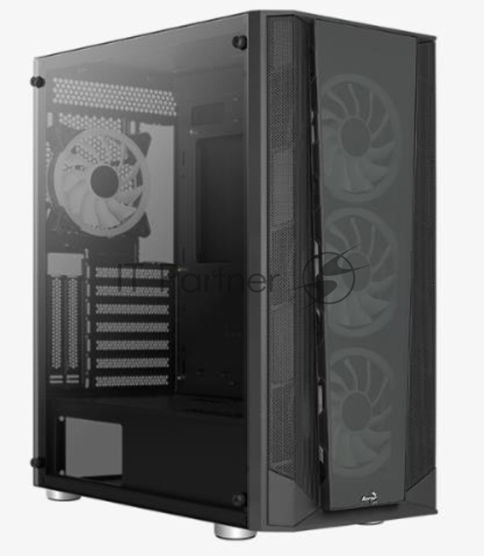 Компьютерный корпус MidiTower Aerocool / Formula PRISM-G-BK-v2 ATX Black 4*120mm FRGB fan (4711099471768)