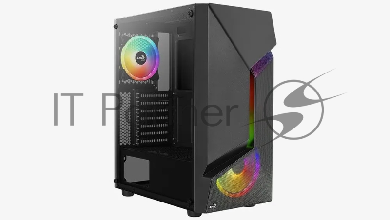 Компьютерный корпус MidiTower Aerocool / Formula SCAPE-G-BK-v2 ATX Black 2x140mm FRGB fan + 1*120mm FRGB fan (4711099471546)