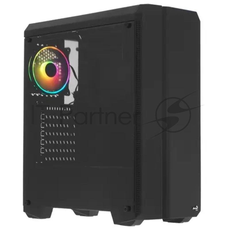 Компьютерный корпус MidiTower Aerocool / Formula GENESIS-G-BK-v2 (ATX, USB3x2, USB2x2, ARGB fan x1, без БП) (4711099473892)