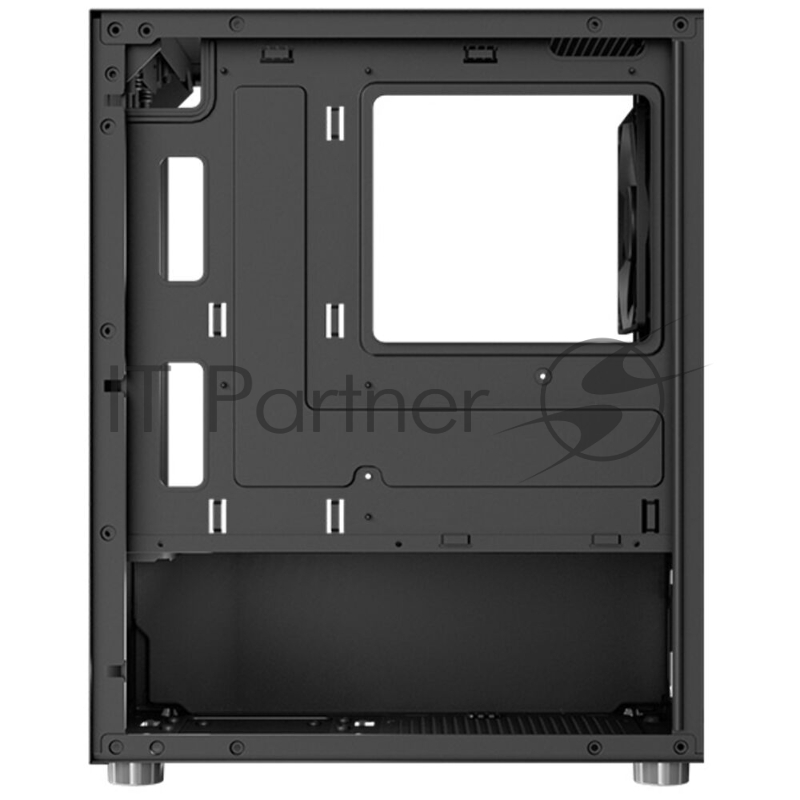 Компьютерный корпус Aerocool / Formula CS-111-G-WT-v1 (mATX, 0.5mm, стекло, USB3.0 x1, USB2.0 x2, 1x 12cm Black Fan)